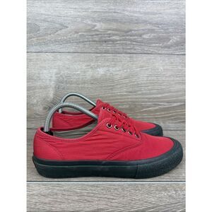 Sperry Top Sider x Colour + Companie Mens Sz 7 Pompeian Red Low Top CVO Sneakers